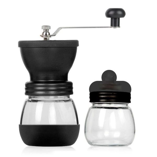 

manual coffee grinders 1 pc glass grinder wash mini stainless steel handmade bean burr grind kitchen tool
