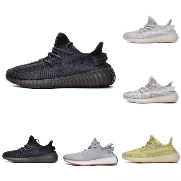 

hzcjg kanye reflective zyon synth carbon natural israfil fade earth west oreo desertmarshmens trainers shoes 350 women, Black