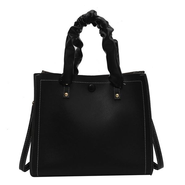 

evening bags large capacity ladies bagshoulder portable messenger bag fashion women's bagcasual bagpure color all-match