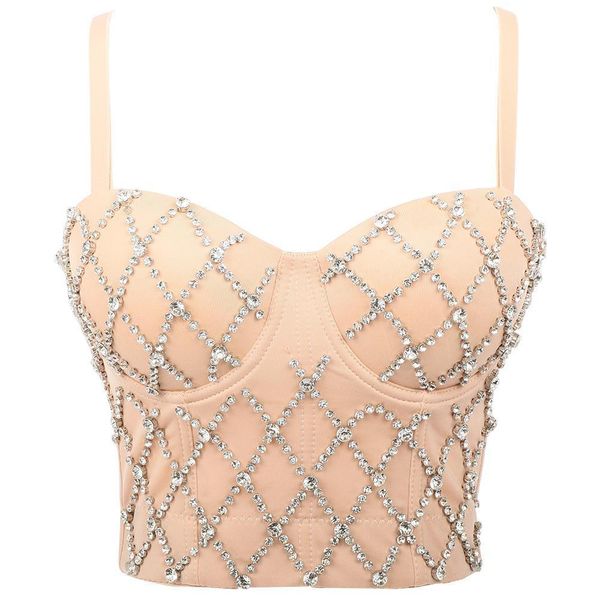 

tube diamond womens cami stitching as picture high waist bodycon banquet tank backless sling female vest db978, White