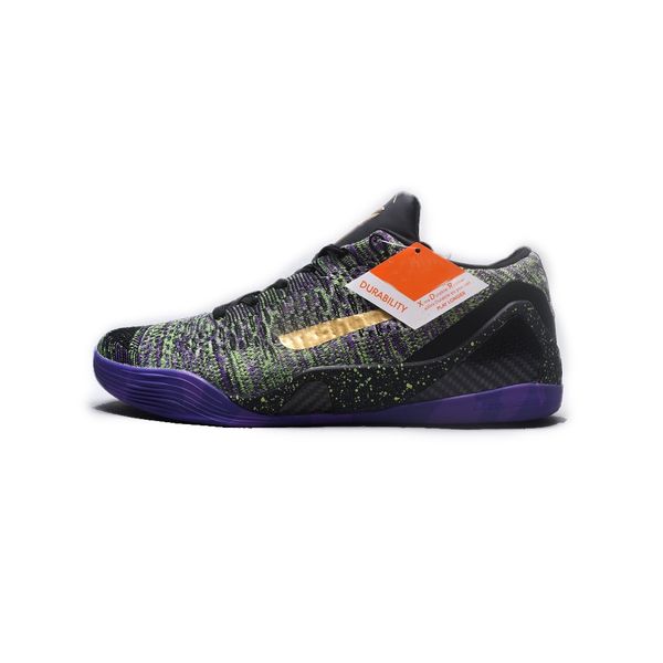 

mens kbs mamba 9 ix elite low basketball shoes zk 9s grey white black green oreo bhm lebron 19 what the bryants kb9 sneakers tennis with box