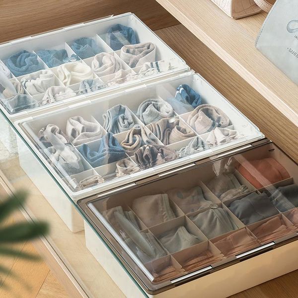 

storage drawers plastic drawer closet organizer for socks underwear home separated wall-mounted pull-out box#g30