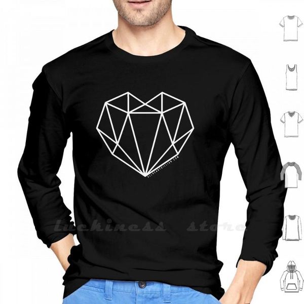 

men's t-shirts #allheartgillian - wireframe long sleeve cotton gillian anderson all heart, White;black