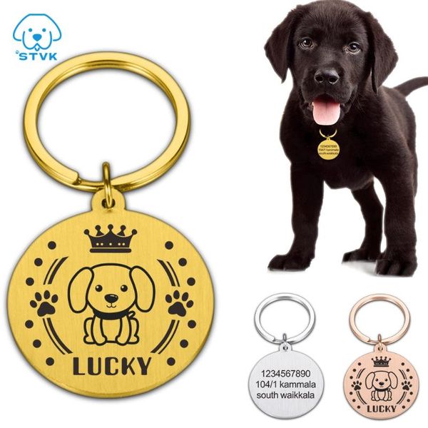 

dog tag,id card pet tag puppy cat kitten dogs collar accessories name message engraving custom stainless steel id personalized