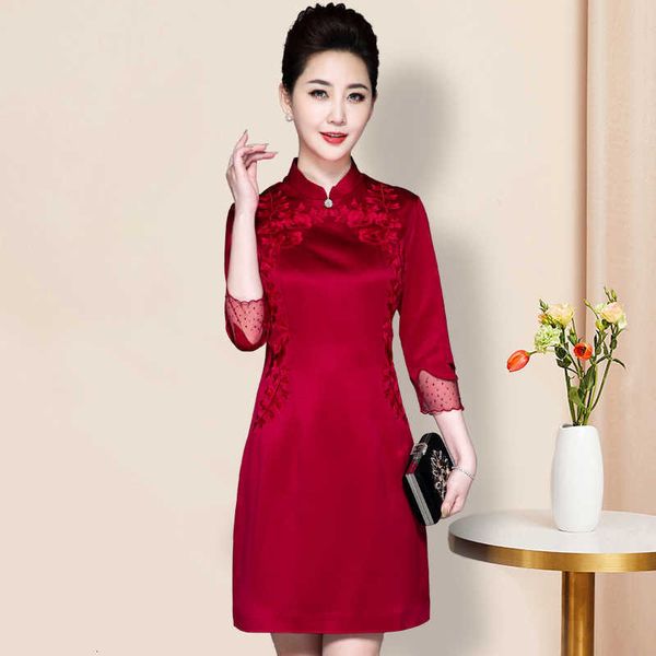 

luxury evening dress 2021 spring and women's wear high-end belly covering thin 's wedding autumn, Black;gray