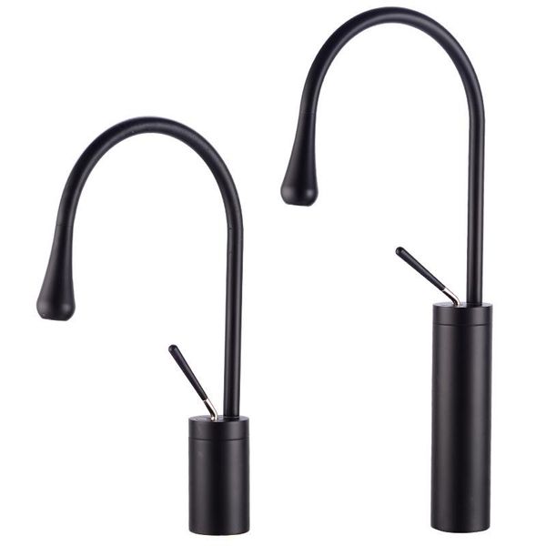 

bathroom sink faucets faucet cold heat wash basin scandinavian minimalist black table tap spinning white