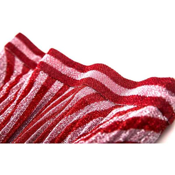 

skirts micosoni high-end tag summer quality of italian product knitting silver style list a-line great plissed fm2o, Black