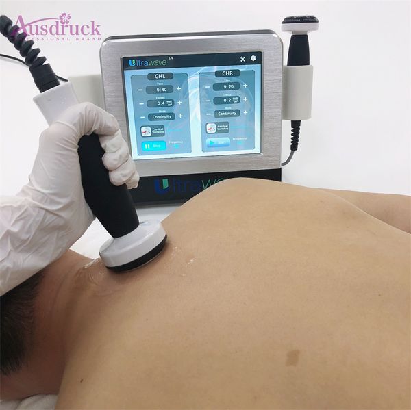 

2handles deep heating vibration arthritic joint treatment wave therapy ultrasound medical equipment ultrawave physiotherapy