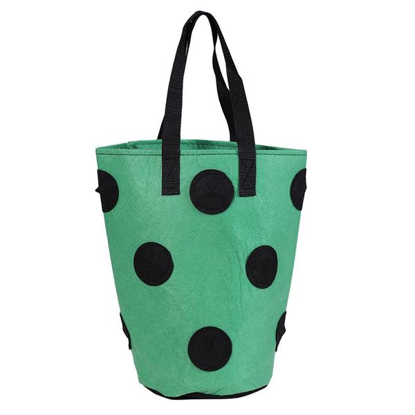 

planters & pots strawberry tomato growing bag garden hanging vegetable bare root plants planting breathable reusable flower pot 12 hole