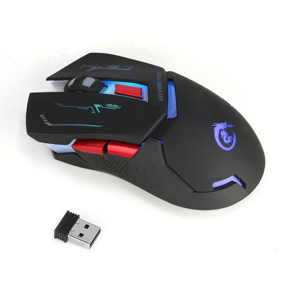 

wireless charging mouse usb colorful luminous game mice