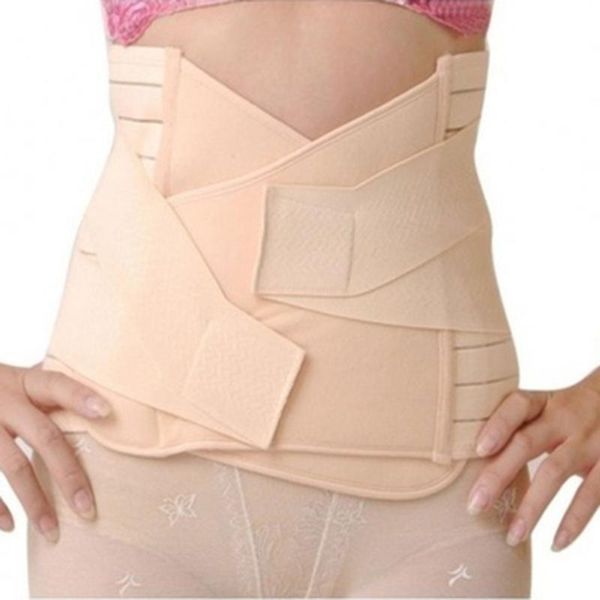 

women soft elastic natal belly tummy belt slim girdle corset abdominal binder support protector beige atex-female waist, Black;gray