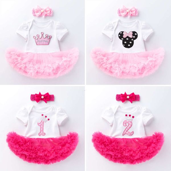 

born dress pack fart children's skirt baby short sleeve ha two piece girl, White