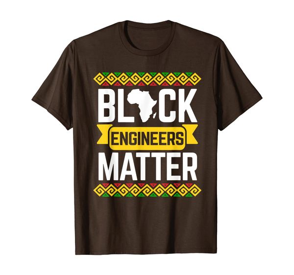 

black history month engineer t-shirt african pride gift, White;black