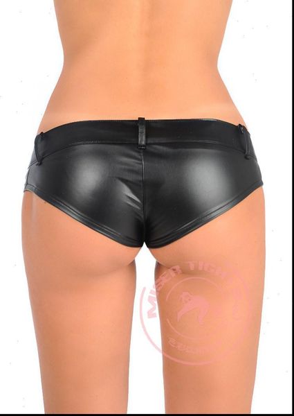 

womens short pu high cut mini shorts faux leather booty micro cheeky pants bottom jean fx1052, White;black
