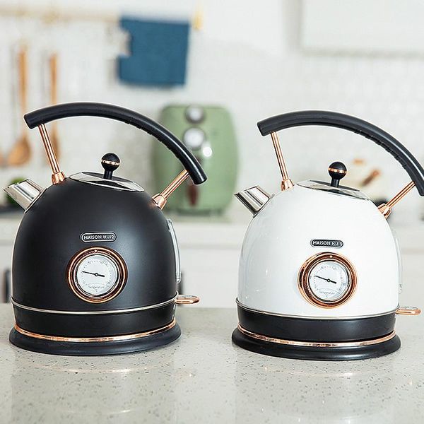 

electric kettles 1.8l 304 stainless kettle with water temperature control meter household quick heating boiling tea pot coffee