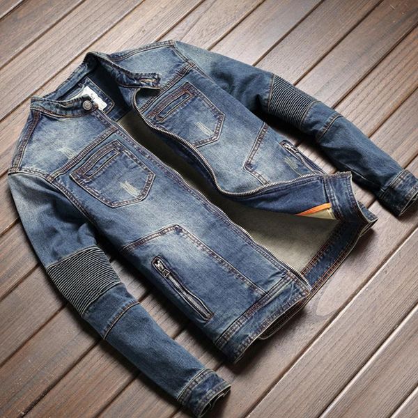 

men's jackets vintage summer coats automotive designer mens overcoats workout baseball jean jacket for men 4xl street coat man clothing, Black;brown