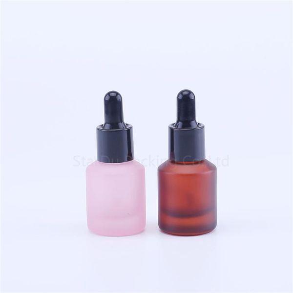 

storage bottles & jars 15ml empty dropper bottle essential oil glass liquid 15cc drop for massage pipette refillable