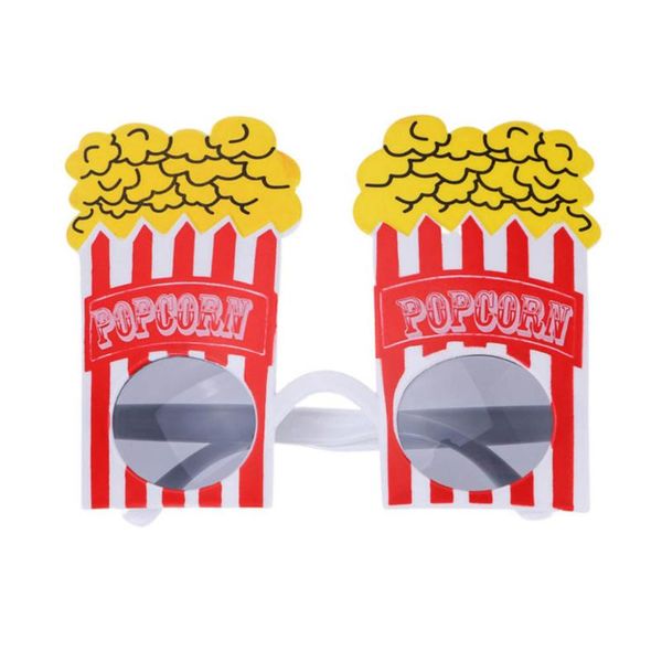

party decoration 1pc eye wear christmas popcorn glasses prop for cosplay costume masquerade festival
