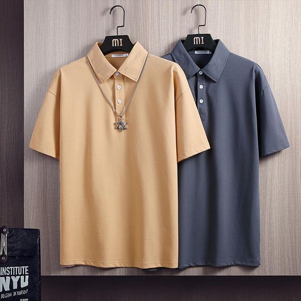 

shirt multicolor summer fashion mens polos classic casual short sleeves breathable brand cotton high quality, White;black