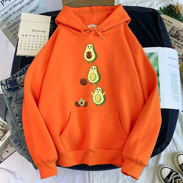 

men's hoodies & sweatshirts cute avocado kawaii hatch hoodie male hip hop street fleece tracksuit for men oversized warm pullov, Black