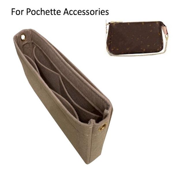 

forp ochette accessories bag purse insert organizer makeup handbag travel inner toiletry bag-premium felt(handmade/20) cosmetic bags & cases