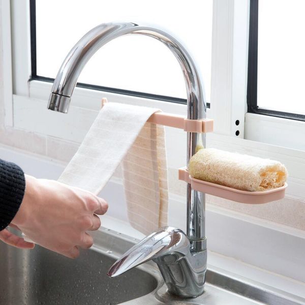 

kitchen faucets faucet drain storage rack plastic drainage bath towel shelf sink sponge cloth stent soap box hanging receive frame