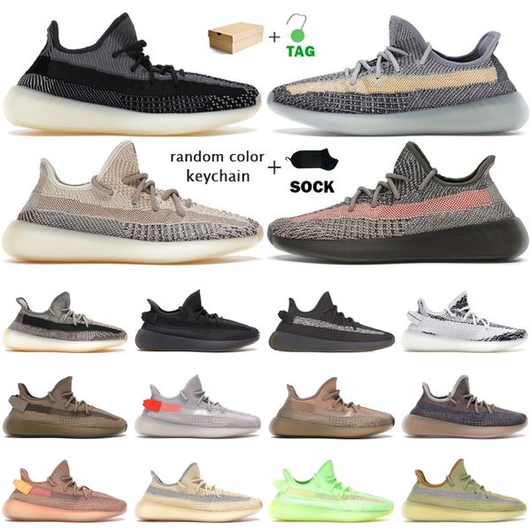 

kanye running shoes for men women ash blue pearl black static earth cinder marsh mens trainers outdoor sport sneakers with box