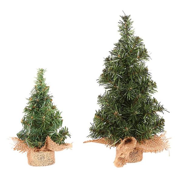 

christmas decorations mini tree light diy po prop for home year decor xmas festival miniature 20/30cm