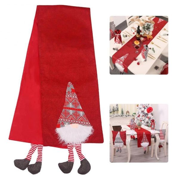 

table cloth christmas runner fabric deskdecorative tablecloth ornament 2022 home year gift