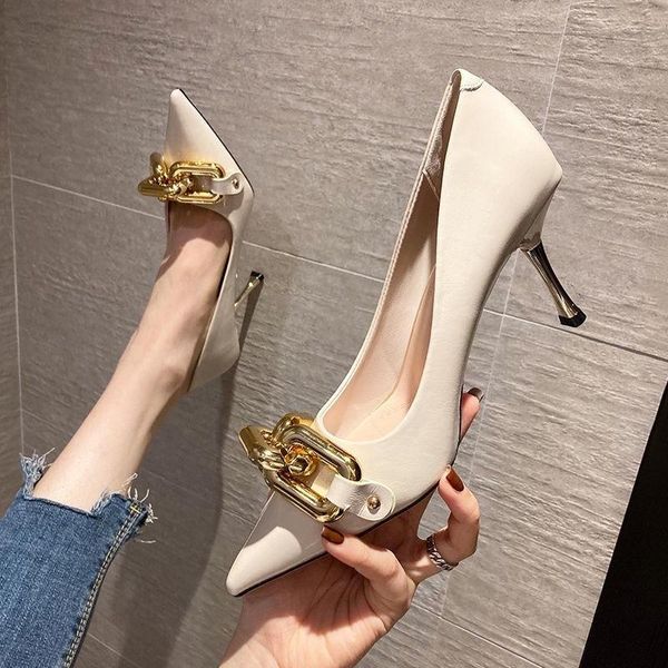 

dress shoes pointed stiletto single women 2022 spring and autumn green patent leather high heels sandals zapatillas mujer, Black