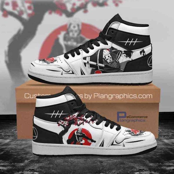 

couples printed shoes custom hidan akatsukis sneakers mens sport footwear diy trainers