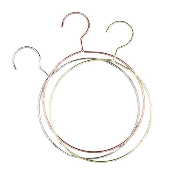 

multifunctional clothes hanger silk scarf storage rack shelf toroidal tie garment towel holder hangers & racks