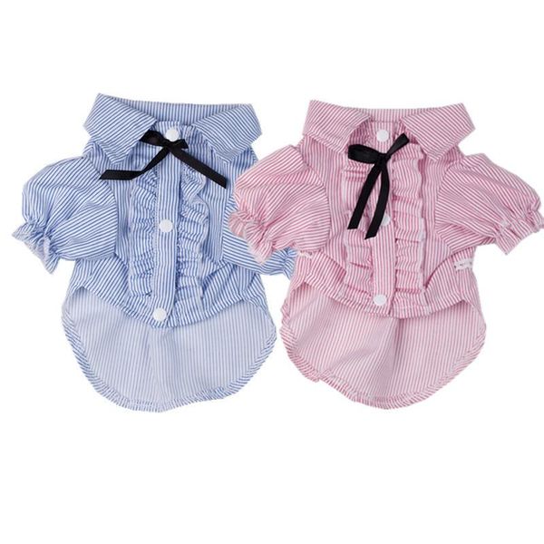 

dog apparel shirt summer clothes poodle pomeranian bichon pet small clothing cat puppy costume chihuahua yorkies