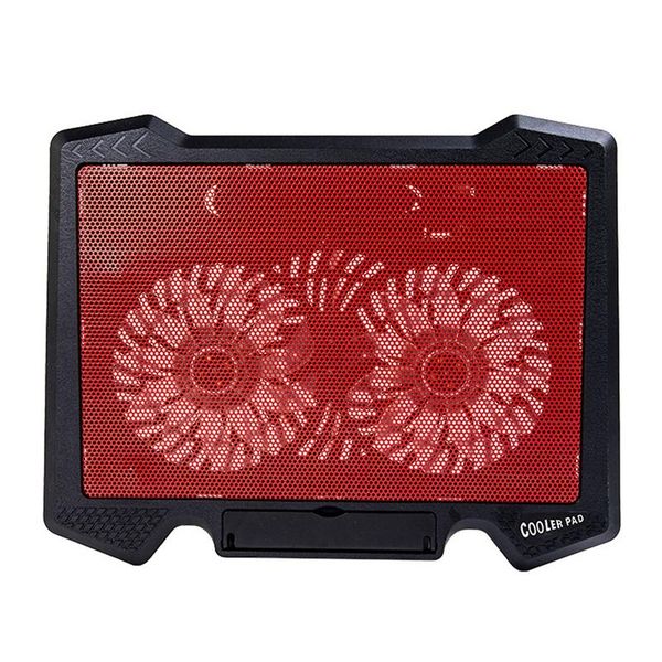 

lapcooler dual led fan cooling pad stand silent for 12-17 inch fans & coolings