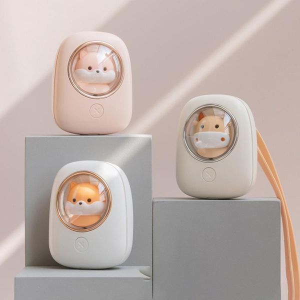 

electric fans cute neck fan usb charging portable deskcartoon rope space