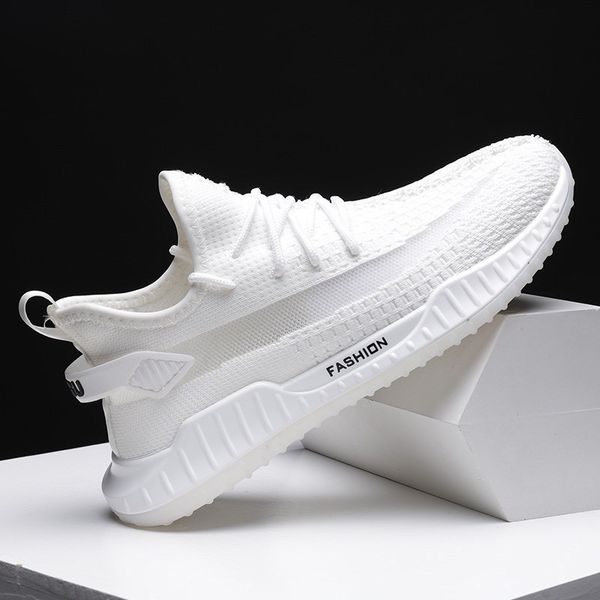 

spring&autumn fashion street dance mesh shoes hiking thick bottom men running shoes loafers slip on flats shoes male footwear
