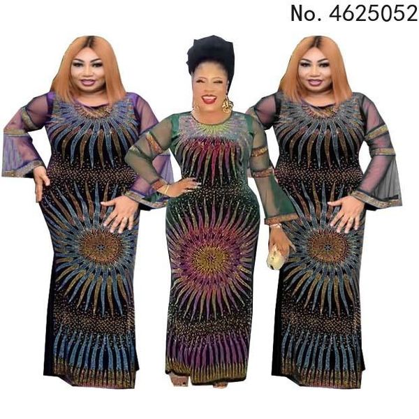 

ethnic clothing african dresses for women autumn dashiki polyester plus size long dress maxi clothes, Red