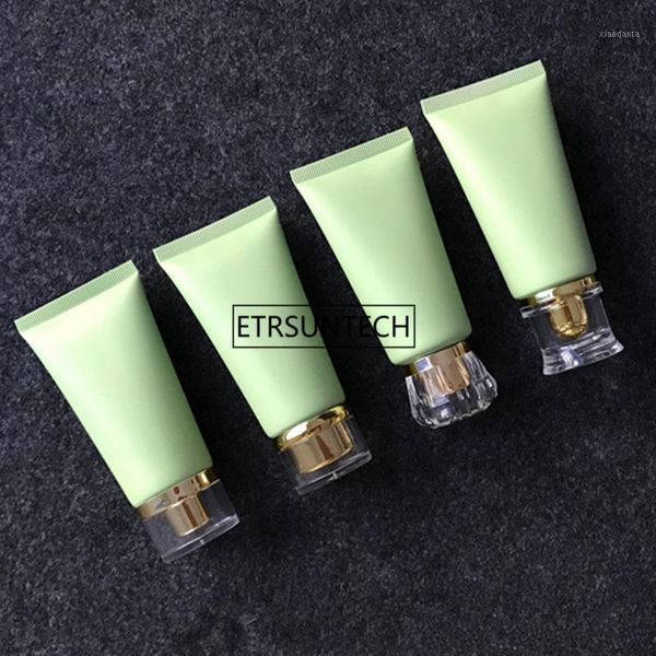 

storage bottles & jars 50ml empty cosmetic hand cream hose tube diy face cleanser refillable soft tubes f1921