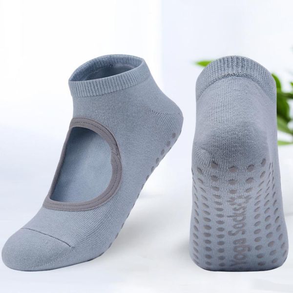 Atmungsaktive Anti-Reibung Frauen Yoga Socken Silikon Non Slip Pilates Fitness Gym Sport Quick-Dry Sport Dance Socke