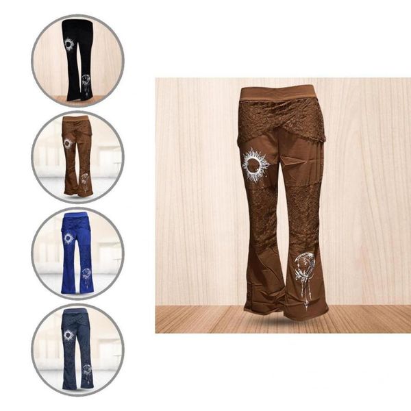 

women's jeans decorative women pants splicing sports tight easy match hip up slim sweat push seamless trouser, Blue