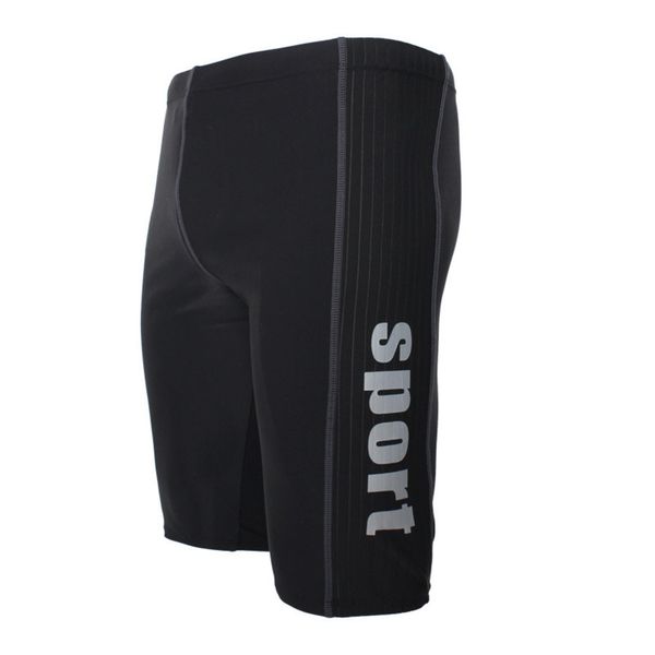 

5-point yiduolian men's large flat angle fast dry comfortable beach resort spring professional racing swimming trunks