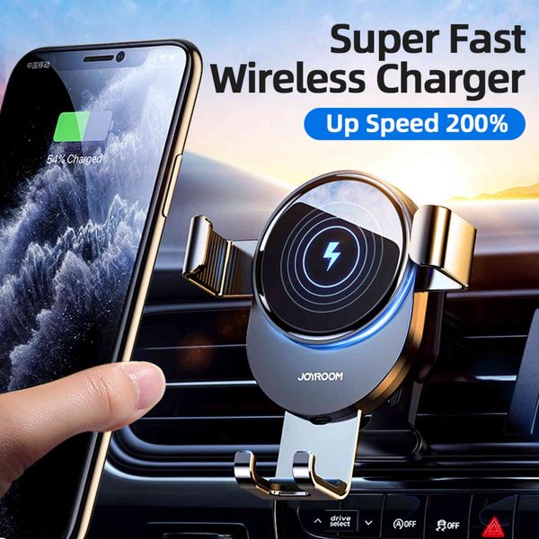 

15w qi phone holder intelligent infrared for air vent mount car charger wireless foriphone xiaomi