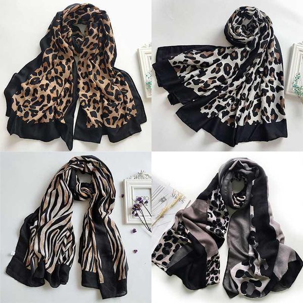 

scarves animal leopard print scarf shawl wrap stole chiffon large long soft light, Blue;gray