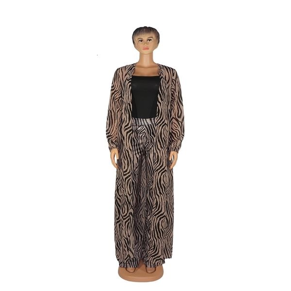 

women's leggings leopard tied long sleeve cardigan coat women fashion two piece set casual style streetwear holiday pants mat, Black