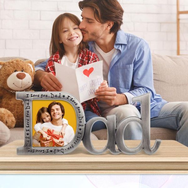 

frames lasody dad picture frame holds 2.75x3 inch po for father's day birthday christmas gifts home decoration ornaments