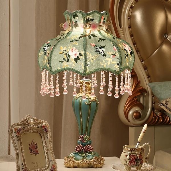 

table lamps nordic led lamp bedroom bedside light study room living resin desk home lighting decoration fixtures