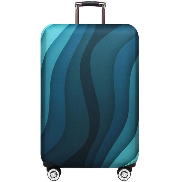 

bag parts & accessories suitcase cover easy apply anti scratch thick polyester protective case high elasticity durable travel dust proof, Black