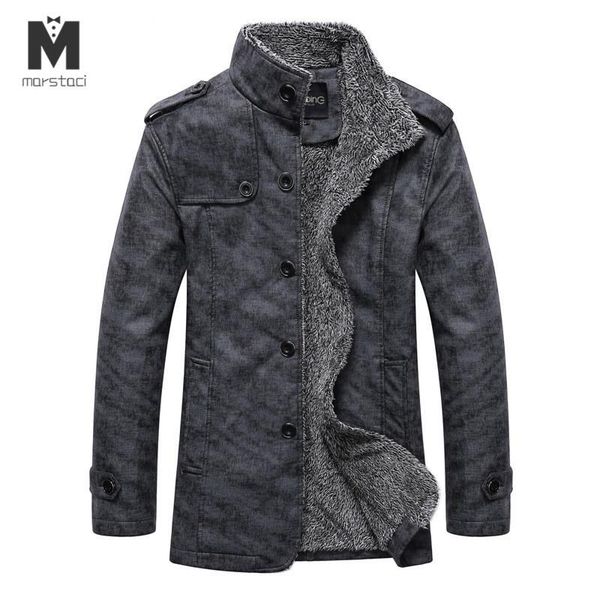 

men's jackets 2021 leather jacket men winter thick wool pu coat casual thermal stand collar faux warm, Black;brown