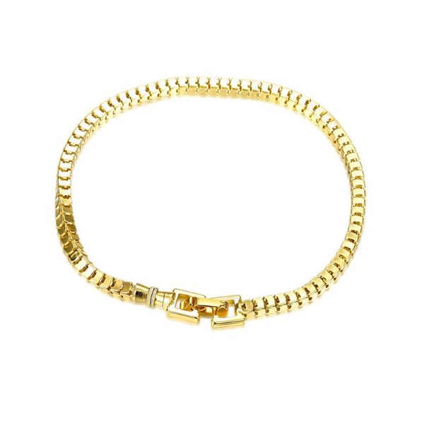 

link, chain inalis plating gold copper bracelet for women fashion jewelry light luxury hip hop feminine man bracelets selling gift, Black