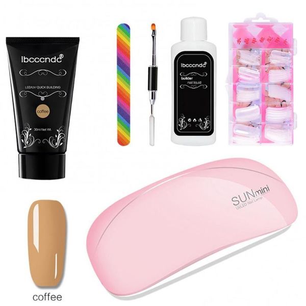

nail art kits builder gel set uv soak off poly extension kit manicure acrylic solution polish design